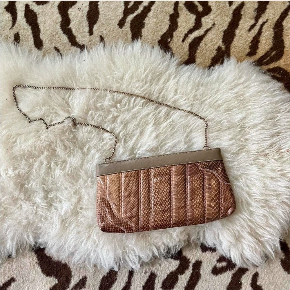 Vintage snakeskin purse